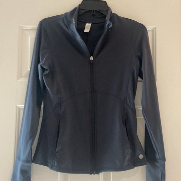 Slate grey workout / jogging jacket - Picture 4 of 5